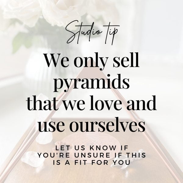 Copper Yantra Pyramid Studio Tip