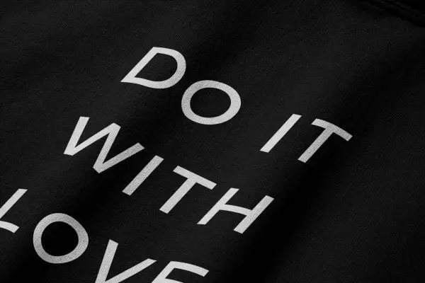 Unisex Love Printed Hoodie