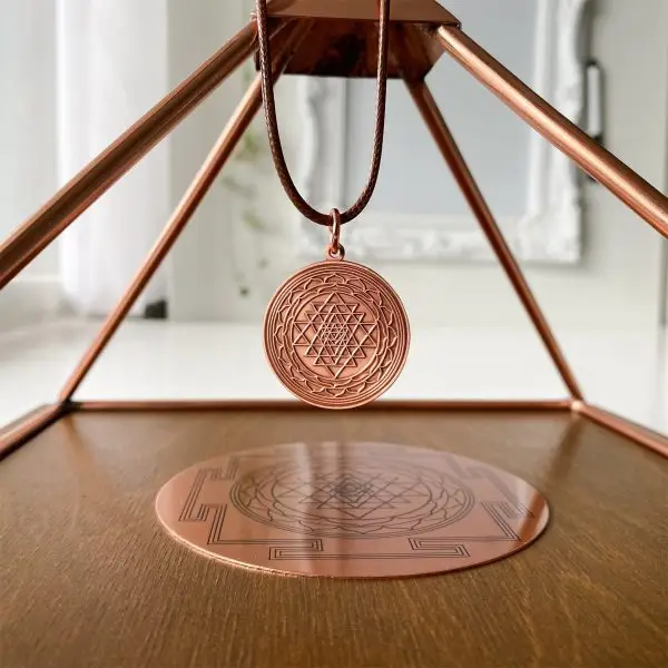 Sacred Geometry Jewelry - Copper Pendant