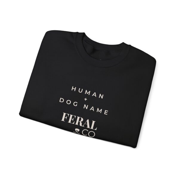 US_Custom _ Human + Dog NAME _ Sweatshirt