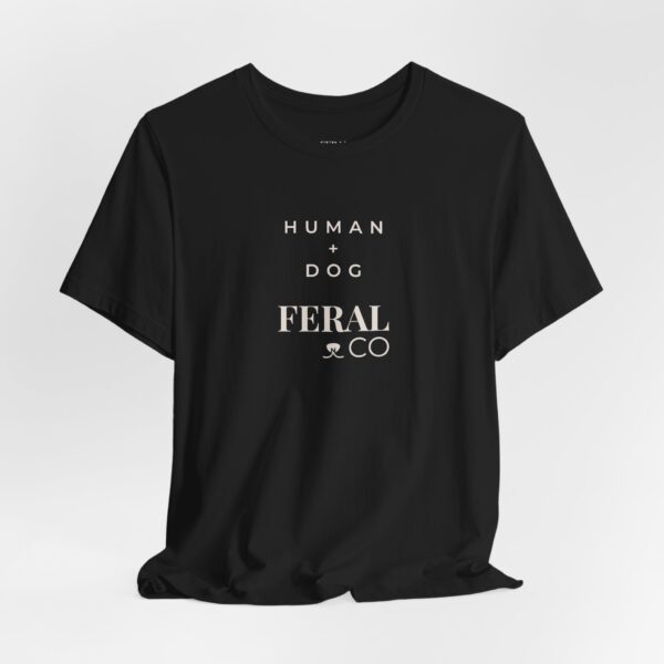 Human + Dog Graphic Cotton Jersey T-Shirt